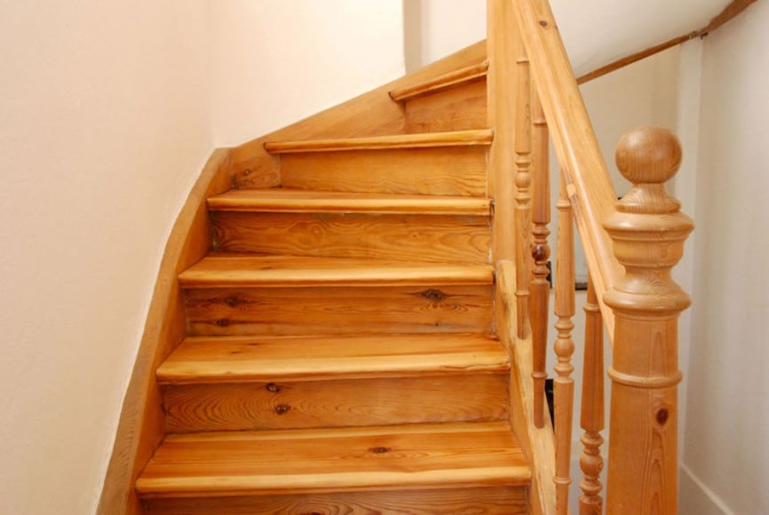 Treppe Kleine Villa mit Seeblick in Buckow Brandenburg