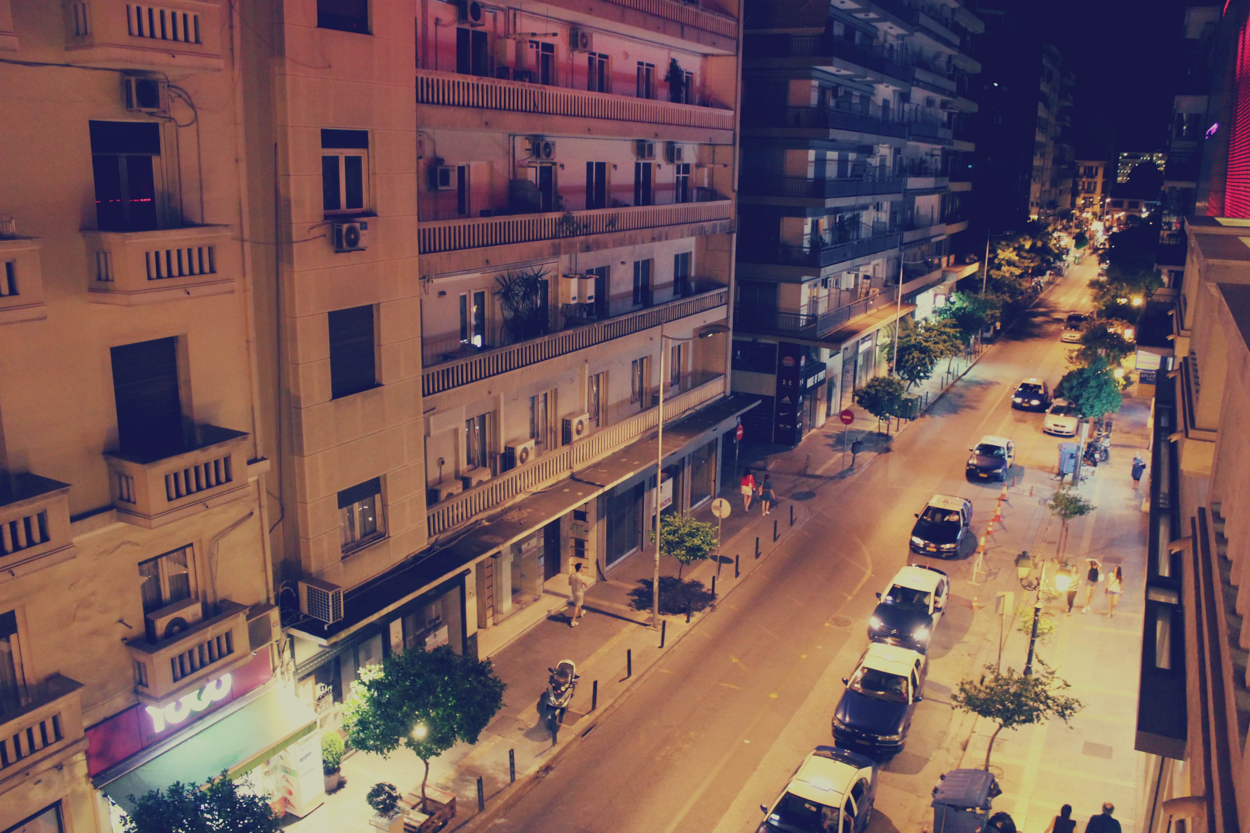 Abends in Thessaloniki