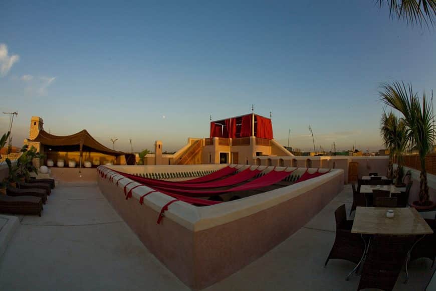 Terrasse by day Riad AnaYela in Marrakesch