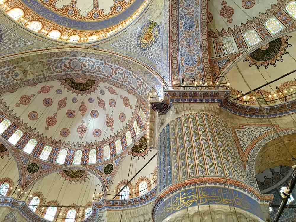 3 Tage Istanbul Reisetipps Blaue Moschee von innen