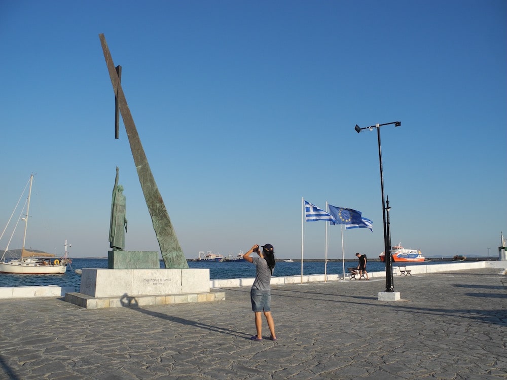 Denkmal-griechische-insel-Samos-©looping