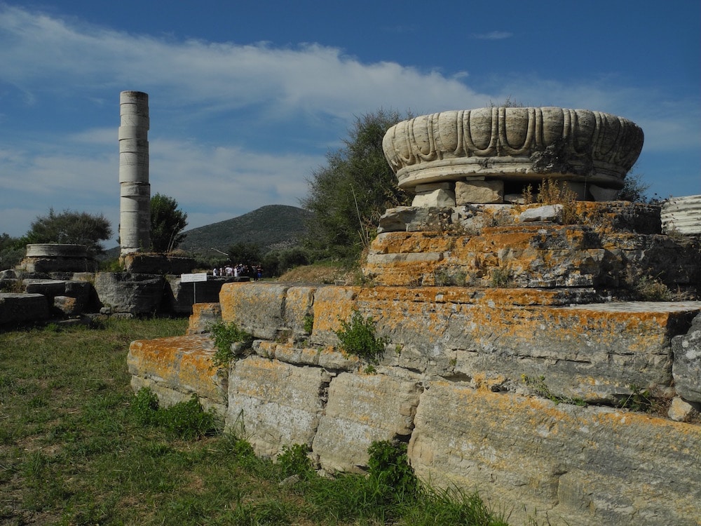 Tempelanlage-griechische-insel-Samos-©looping