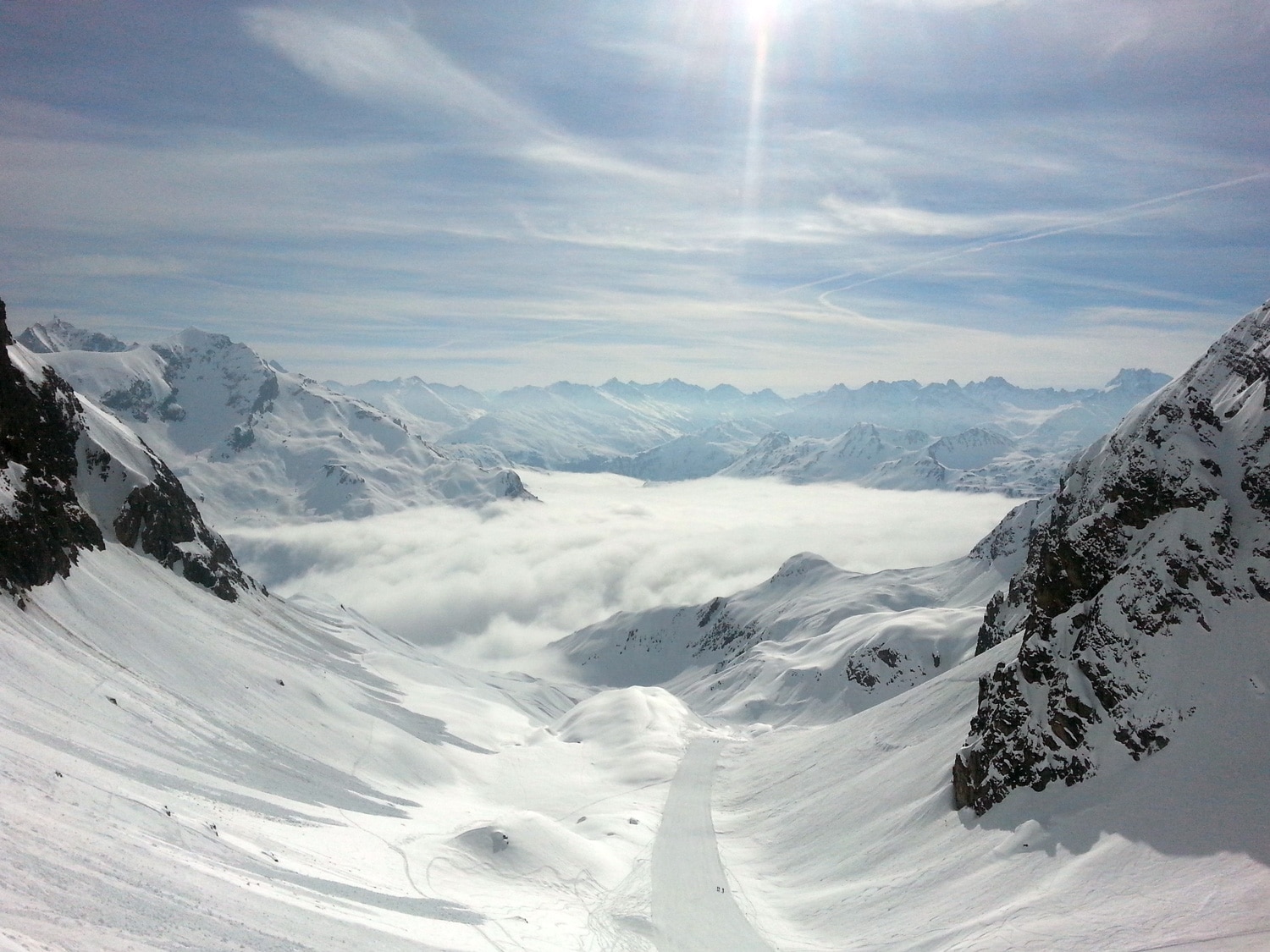 Skirunde am Arlberg