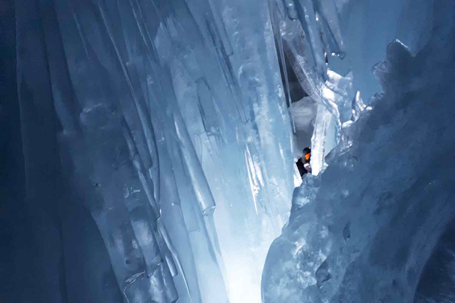 Gletscherspalte am Tuxer Gletscher