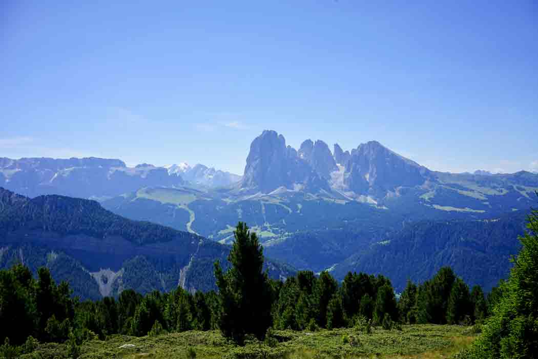 Aussicht Trekkingtour in den Dolomiten