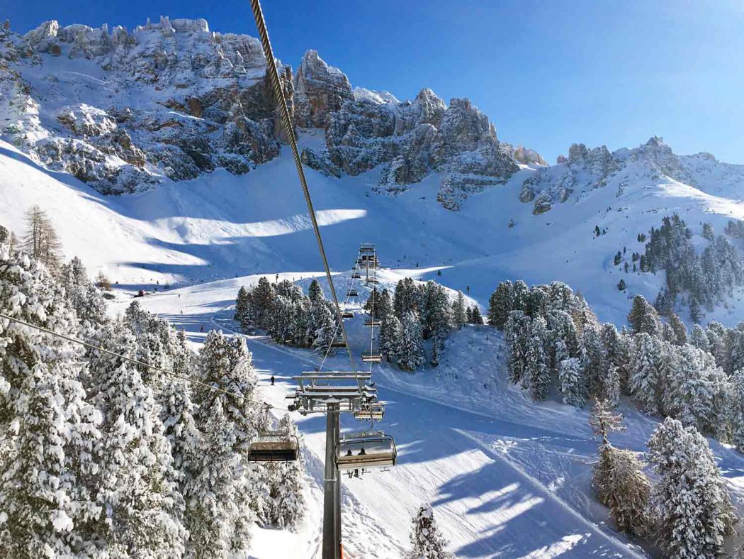 Skigebiet Obereggen in Südtirol