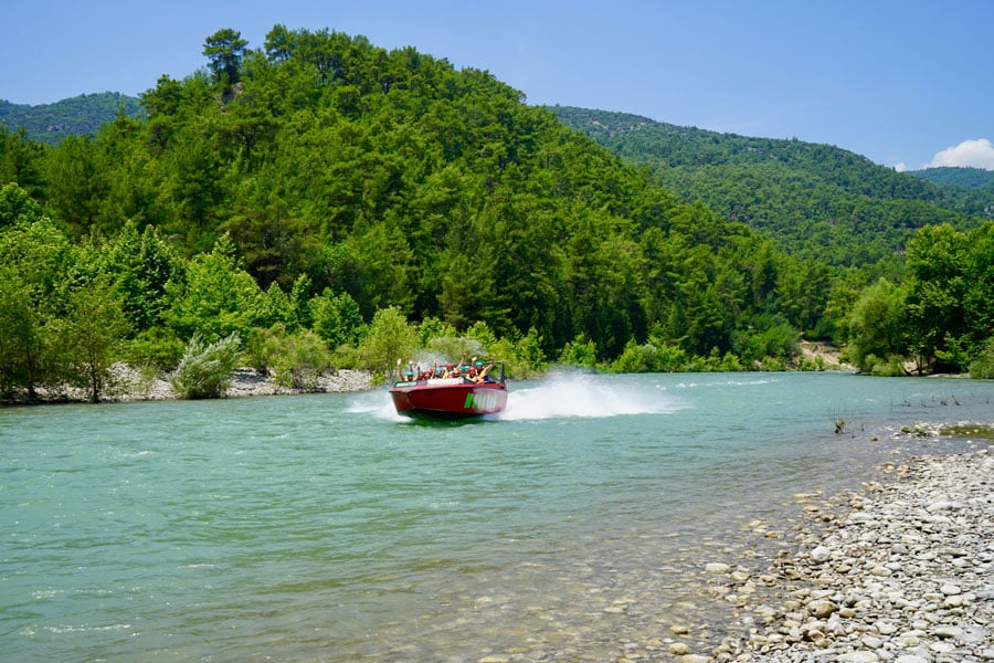 Türkische Riviera Tipps Speedboot Taurus gebirge