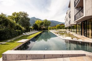 Pool im Hotel Sand Bikehotel im Vinschgau