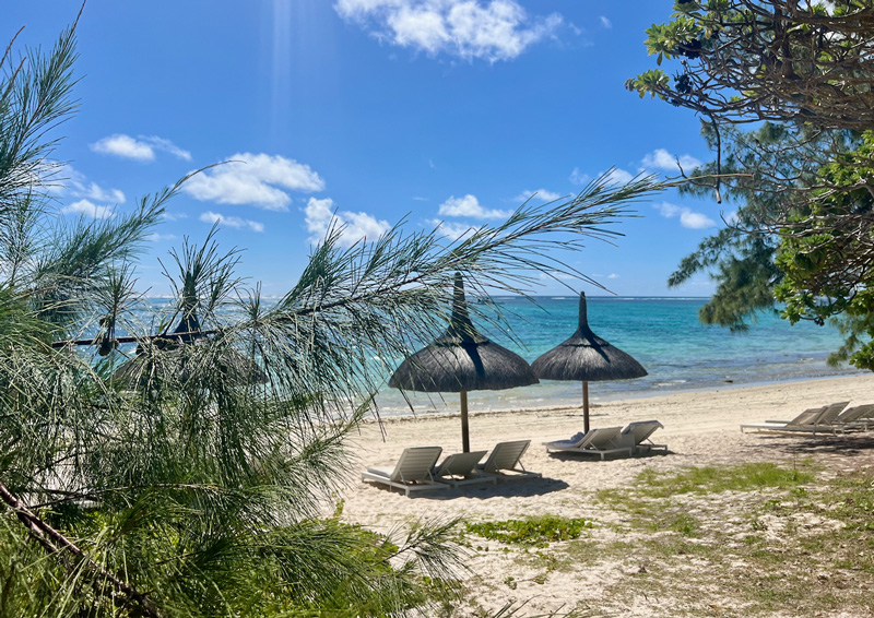 Strand auf Mauritius