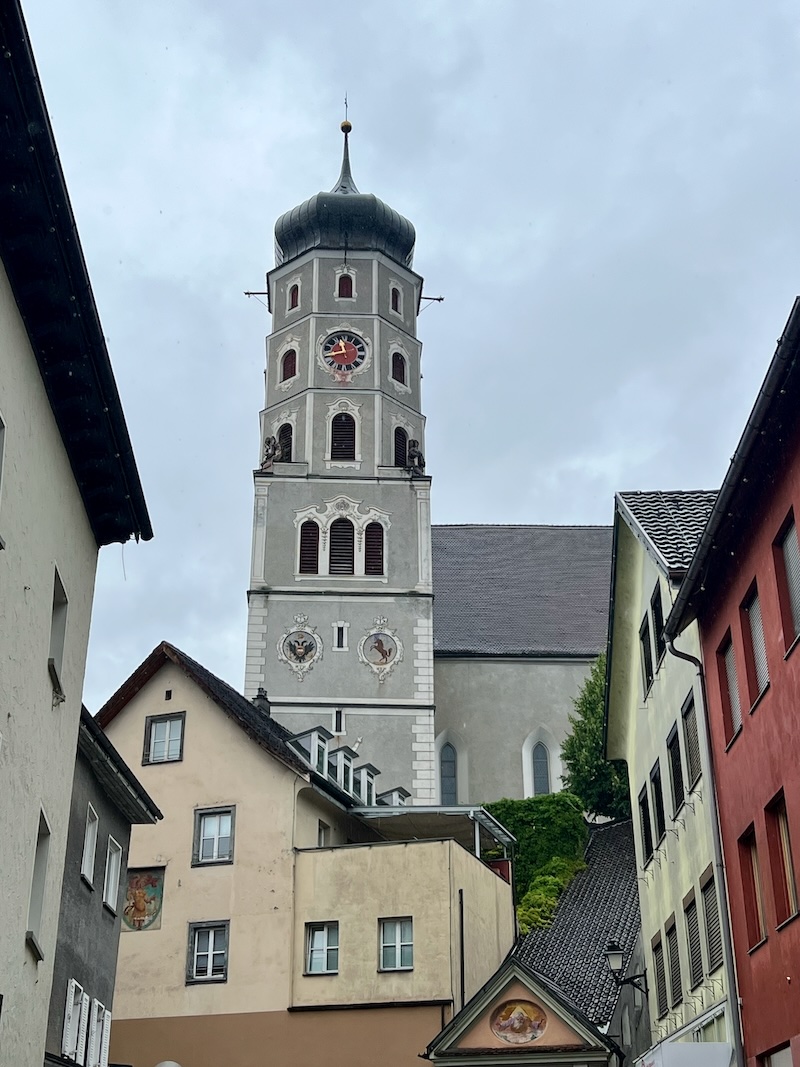 Kirchturm Laurentiuskirche in Bludenz